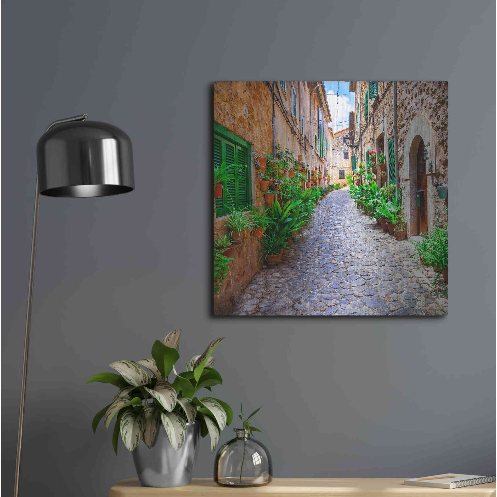 Luxe Metal Art 'Vecino I' Metal Wall Art,24x24