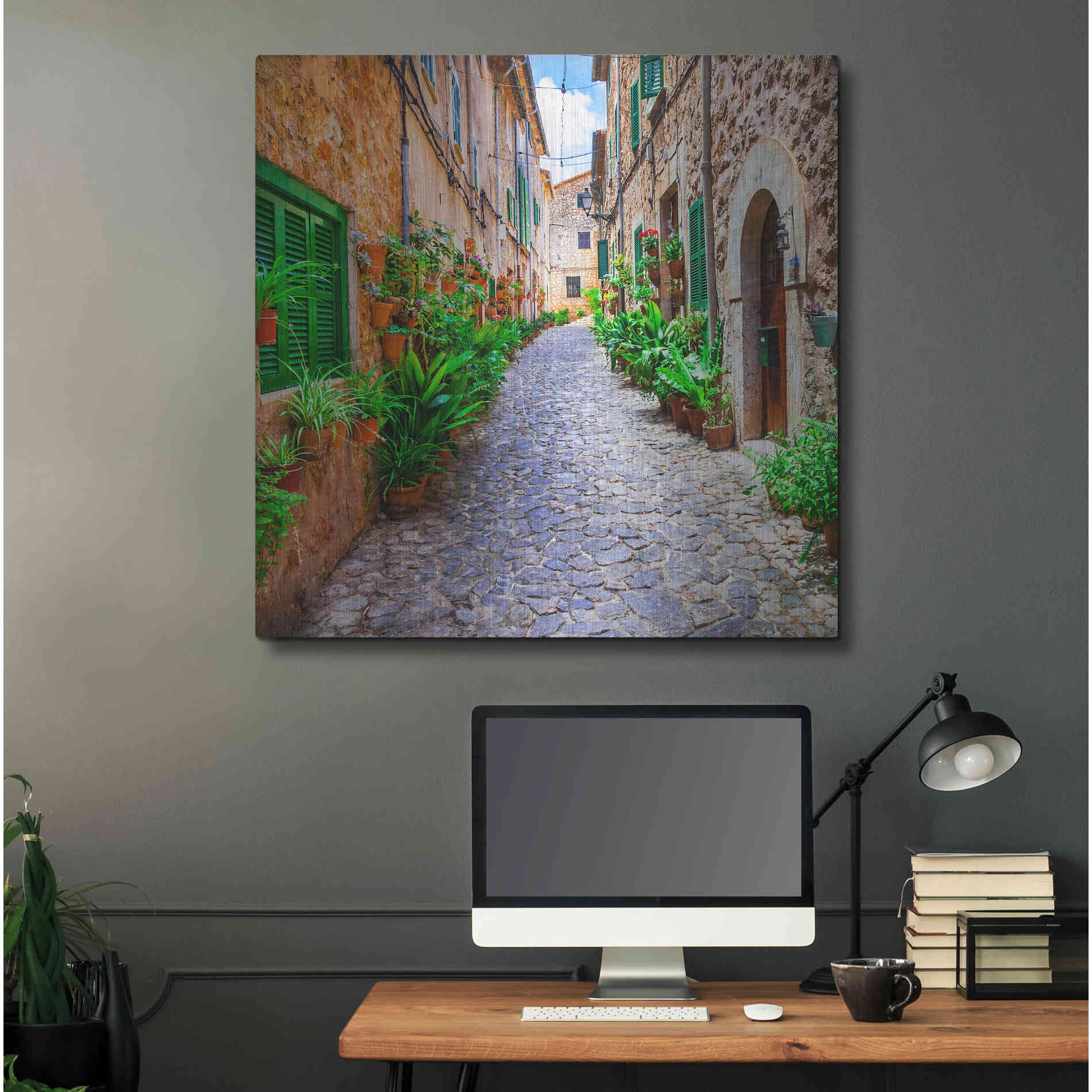 Luxe Metal Art 'Vecino I' Metal Wall Art,36x36