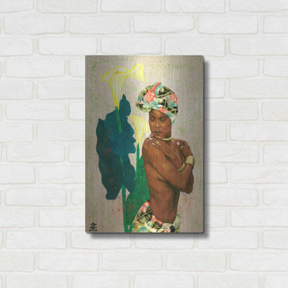 Luxe Metal Art 'Woman Strong II' by Alonzo Saunders, Metal Wall Art,16x24