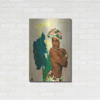 Luxe Metal Art 'Woman Strong II' by Alonzo Saunders, Metal Wall Art,24x36