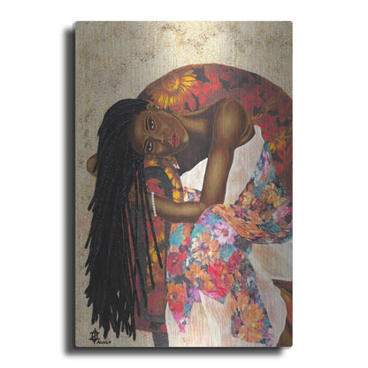 Luxe Metal Art 'Woman Strong III' by Alonzo Saunders, Metal Wall Art