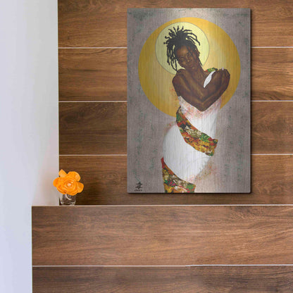 Luxe Metal Art 'Her Love' by Alonzo Saunders, Metal Wall Art,12x16