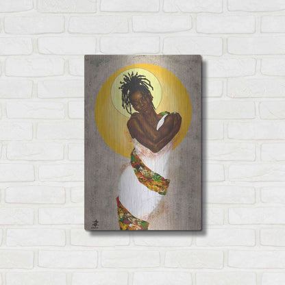 Luxe Metal Art 'Her Love' by Alonzo Saunders, Metal Wall Art,16x24