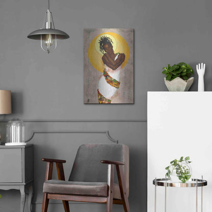 Luxe Metal Art 'Her Love' by Alonzo Saunders, Metal Wall Art,16x24