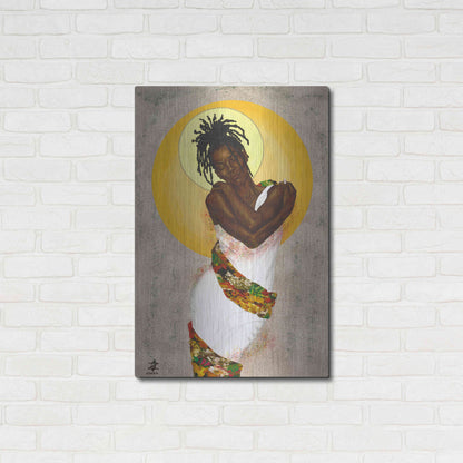 Luxe Metal Art 'Her Love' by Alonzo Saunders, Metal Wall Art,24x36