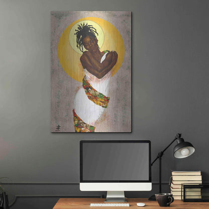 Luxe Metal Art 'Her Love' by Alonzo Saunders, Metal Wall Art,24x36