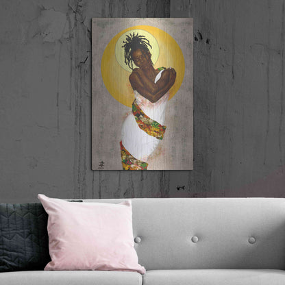 Luxe Metal Art 'Her Love' by Alonzo Saunders, Metal Wall Art,24x36