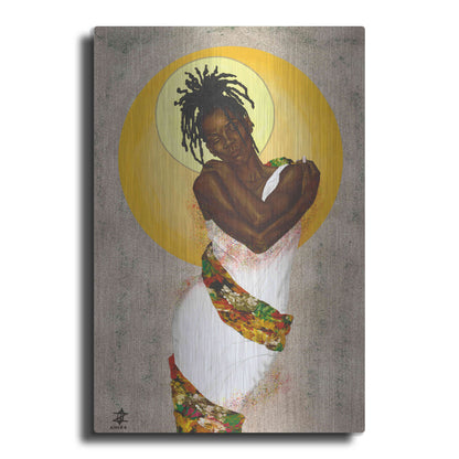 Luxe Metal Art 'Her Love' by Alonzo Saunders, Metal Wall Art