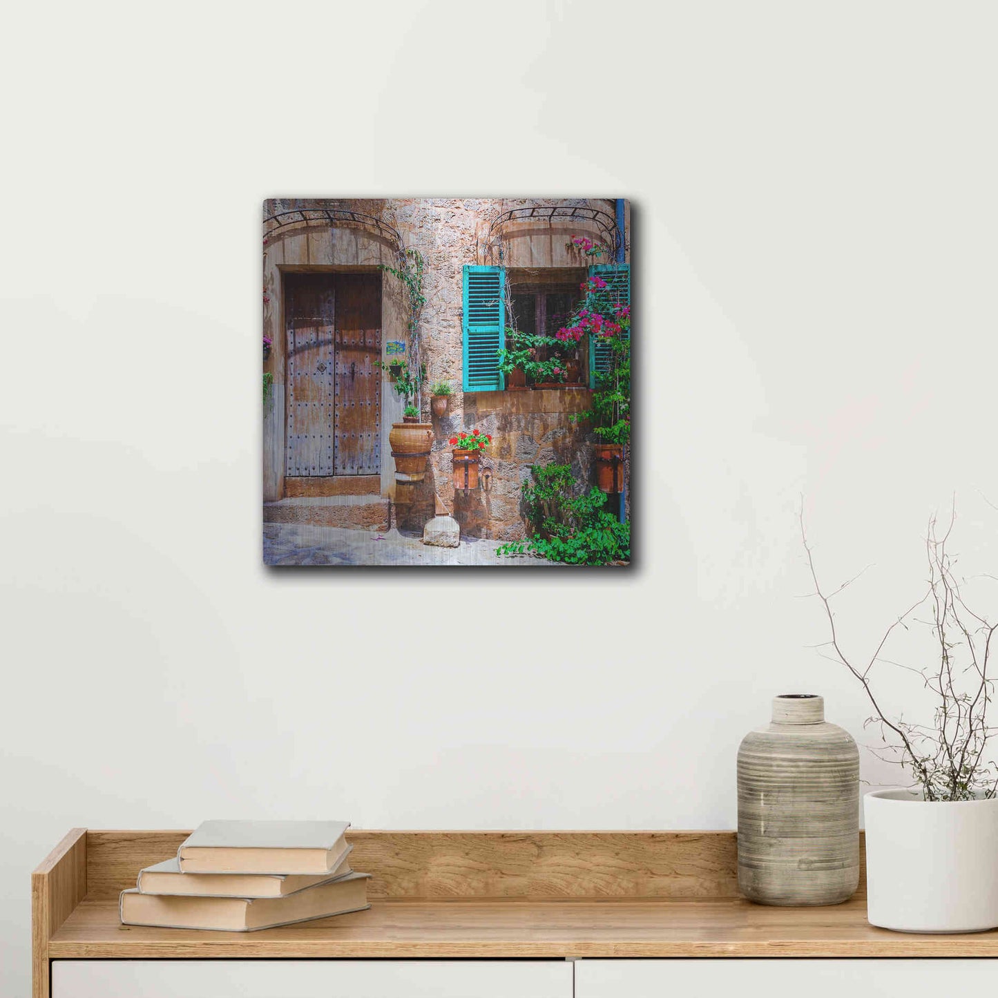 Luxe Metal Art 'Vecino II' Metal Wall Art,12x12