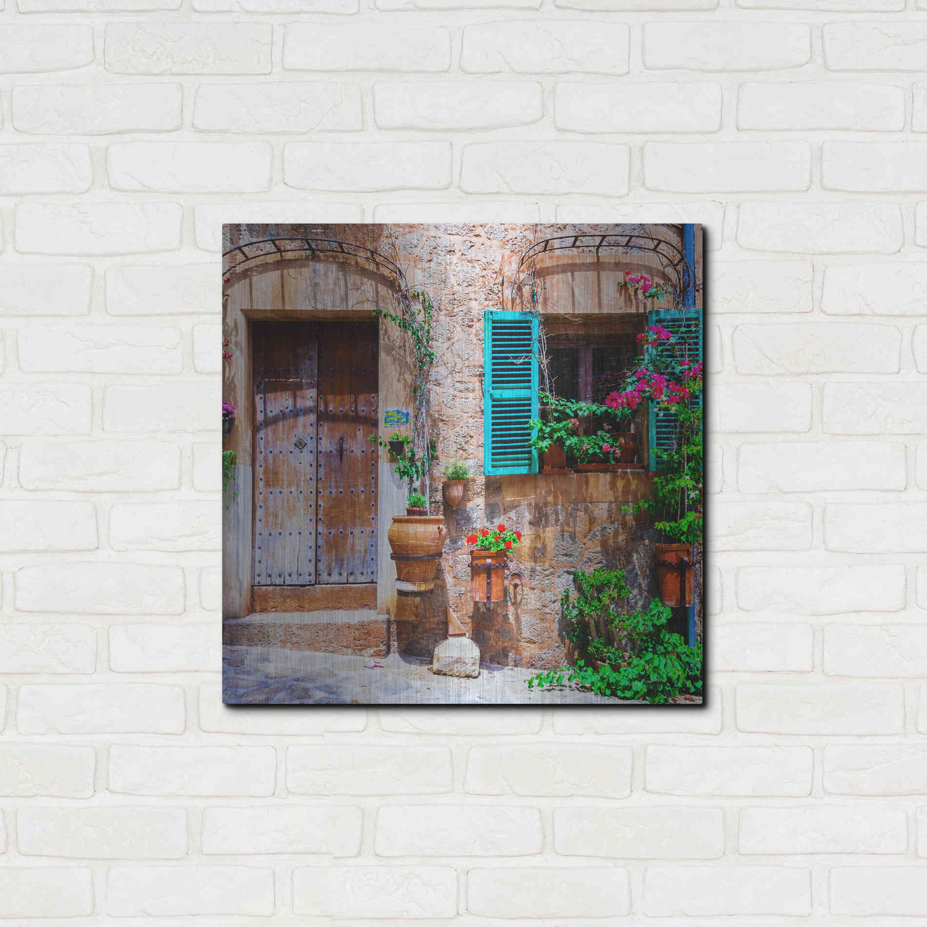 Luxe Metal Art 'Vecino II' Metal Wall Art,24x24