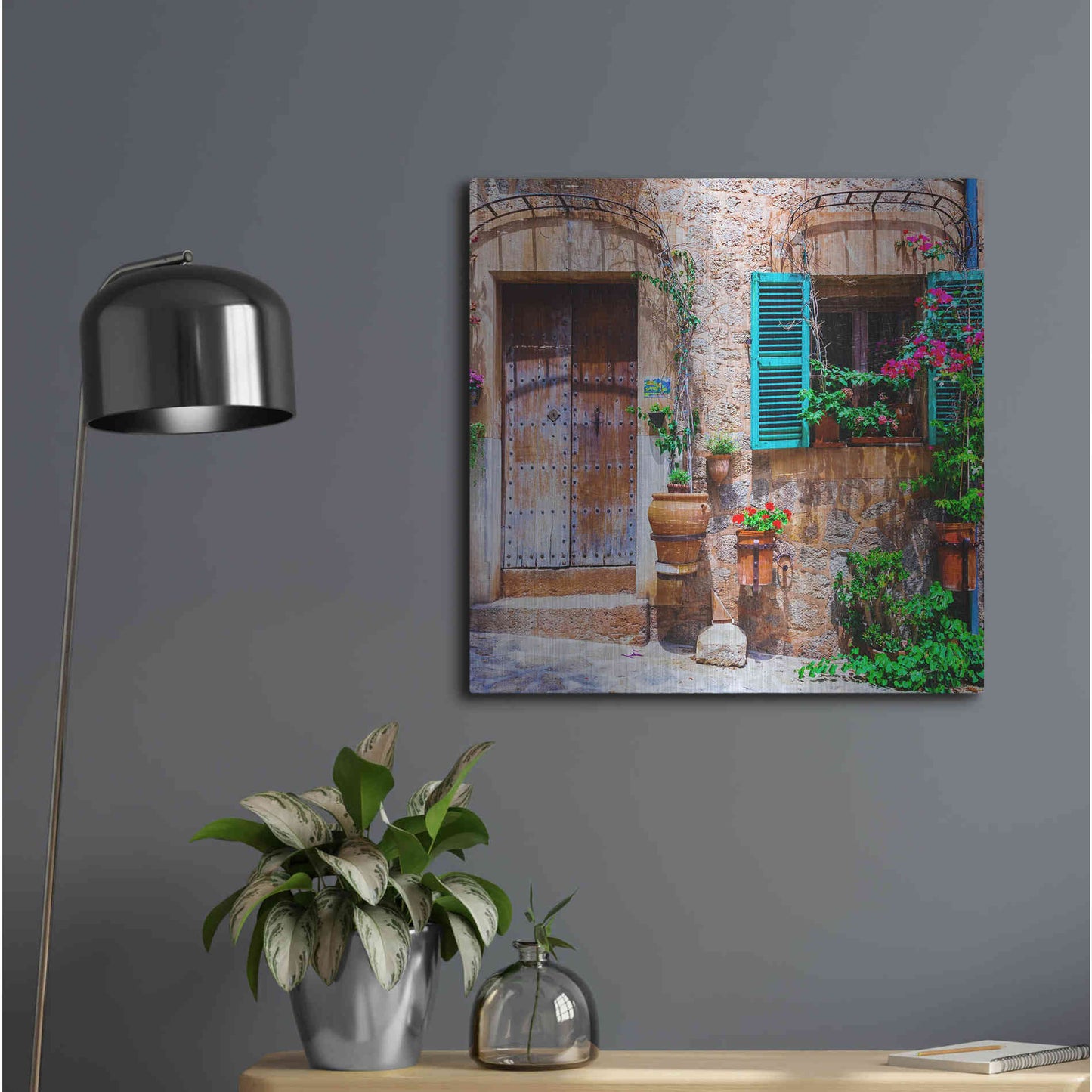 Luxe Metal Art 'Vecino II' Metal Wall Art,24x24