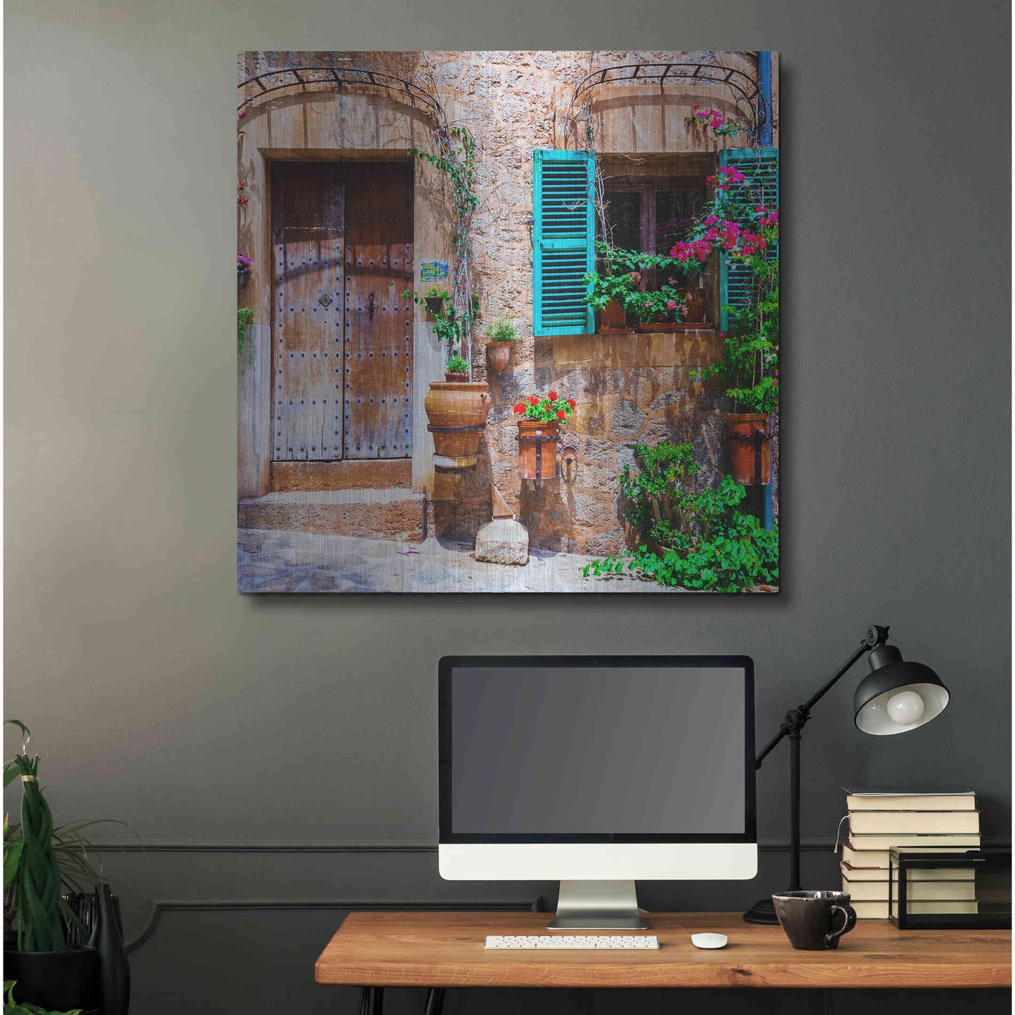 Luxe Metal Art 'Vecino II' Metal Wall Art,36x36