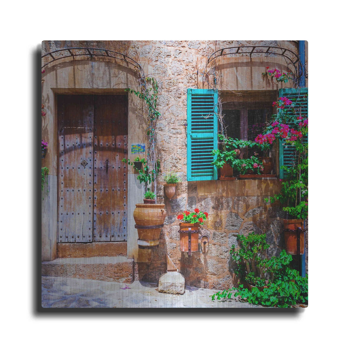 Luxe Metal Art 'Vecino II' Metal Wall Art