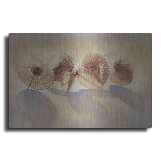 Luxe Metal Art 'Parisols I' by Bruce Dean, Metal Wall Art