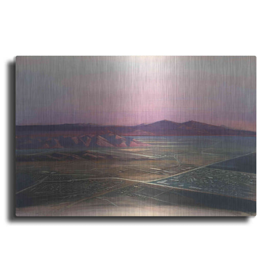 Luxe Metal Art 'Breathtaking Valley' by Bruce Dean, Metal Wall Art