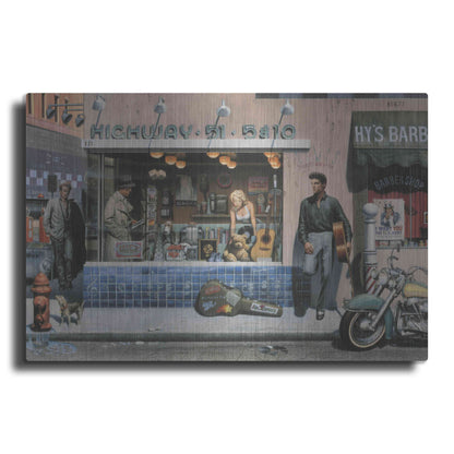 Luxe Metal Art 'Highway 51' by Chris Consani, Metal Wall Art