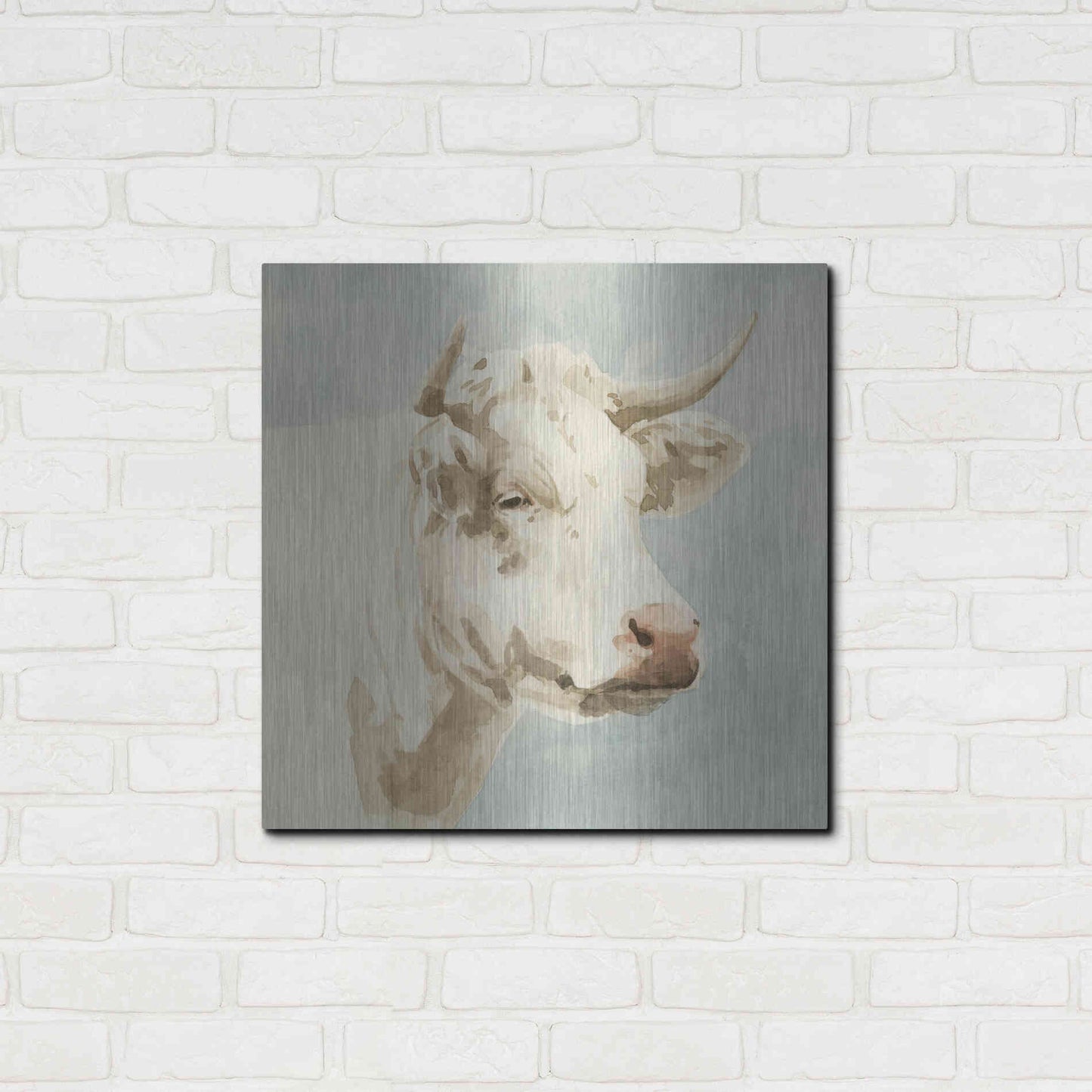 Luxe Metal Art 'Ferdinand II' by Emma Scarvey, Metal Wall Art,24x24