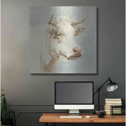 Luxe Metal Art 'Ferdinand II' by Emma Scarvey, Metal Wall Art,36x36