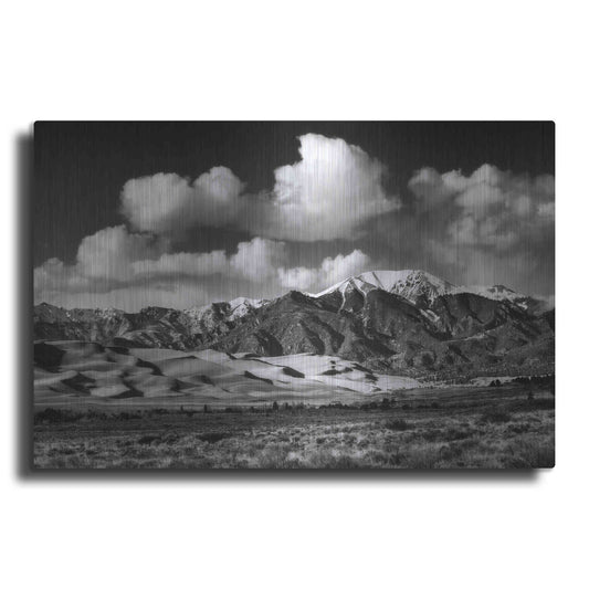Luxe Metal Art 'Afternoon at the Dunes - Great Sand Dunes National Park' by Darren White, Metal Wall Art