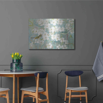 Luxe Metal Art 'Spring Dream II' by Danhui Nai, Metal Wall Art,36x24