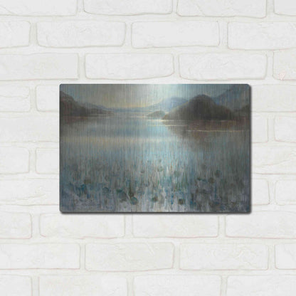 Luxe Metal Art 'Through the Mist' by Danhui Nai, Metal Wall Art,16x12