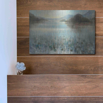 Luxe Metal Art 'Through the Mist' by Danhui Nai, Metal Wall Art,16x12