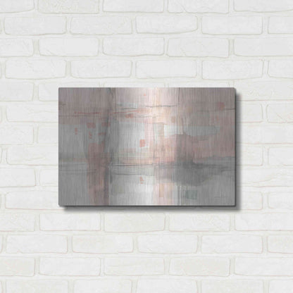 Luxe Metal Art 'Intersect II' by Danhui Nai, Metal Wall Art,24x16