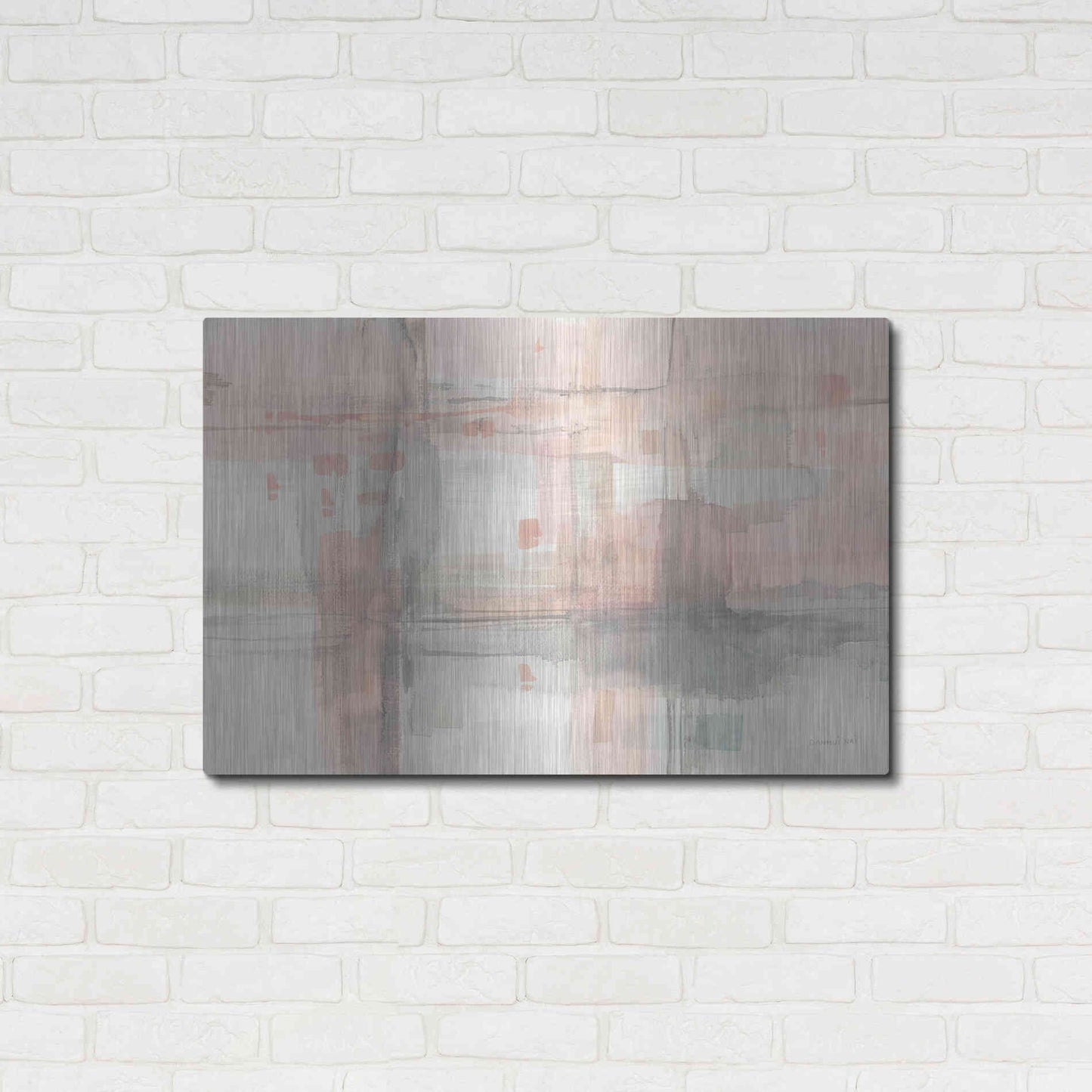 Luxe Metal Art 'Intersect II' by Danhui Nai, Metal Wall Art,36x24