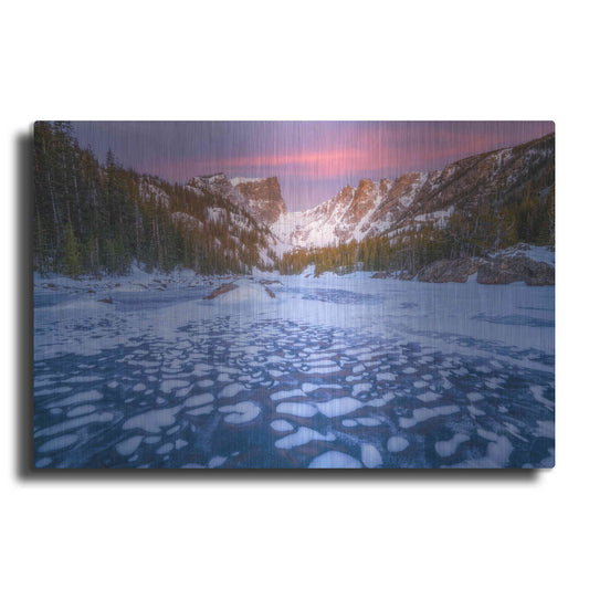 Luxe Metal Art 'Dream a little Dream - Rocky Mountain National Park' by Darren White, Metal Wall Art