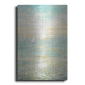 Luxe Metal Art 'Sunrise Sailboats I' by Danhui Nai, Metal Wall Art