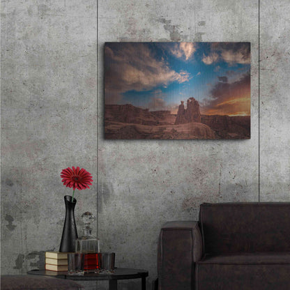 Luxe Metal Art 'Glowing Gossips - Arches National Park' by Darren White, Metal Wall Art,36x24