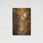 Luxe Metal Art 'Golden Falls of Yellowstone - Yellowstone National Park' by Darren White, Metal Wall Art,24x36