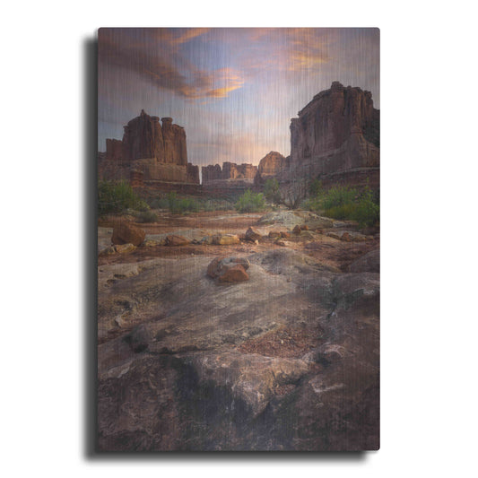 'Park Avenue Sunset - Arches National Park' by Darren White, Metal Wall Art
