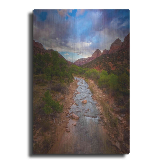'Path to Zion - Zion National Park' by Darren White, Metal Wall Art