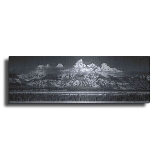 'Teton Pano Above Clouds - Grand Teton National Park' by Darren White, Metal Wall Art