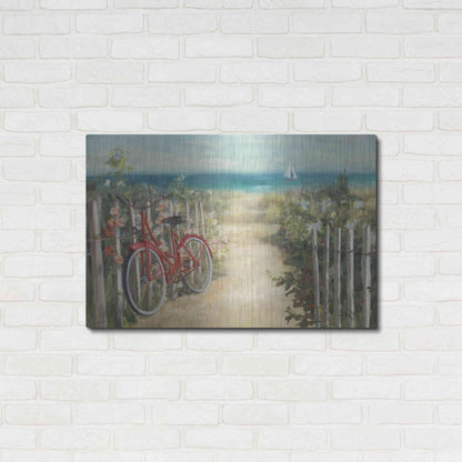 Luxe Metal Art 'Summer Ride Crop' by Danhui Nai, Metal Wall Art,36x24