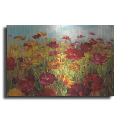 Luxe Metal Art 'Cosmos in the Field' by Danhui Nai, Metal Wall Art