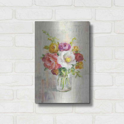 Luxe Metal Art 'Summer Treasures I Crop' by Danhui Nai, Metal Wall Art,12x16