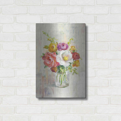 Luxe Metal Art 'Summer Treasures I Crop' by Danhui Nai, Metal Wall Art,16x24