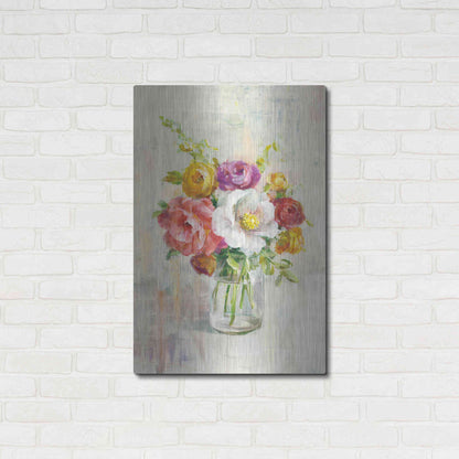 Luxe Metal Art 'Summer Treasures I Crop' by Danhui Nai, Metal Wall Art,24x36