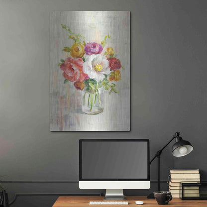 Luxe Metal Art 'Summer Treasures I Crop' by Danhui Nai, Metal Wall Art,24x36