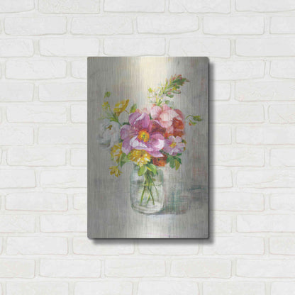 Luxe Metal Art 'Summer Treasures II Crop' by Danhui Nai, Metal Wall Art,16x24