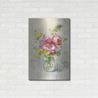 Luxe Metal Art 'Summer Treasures II Crop' by Danhui Nai, Metal Wall Art,24x36