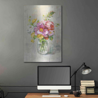 Luxe Metal Art 'Summer Treasures II Crop' by Danhui Nai, Metal Wall Art,24x36