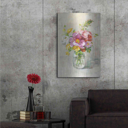 Luxe Metal Art 'Summer Treasures II Crop' by Danhui Nai, Metal Wall Art,24x36