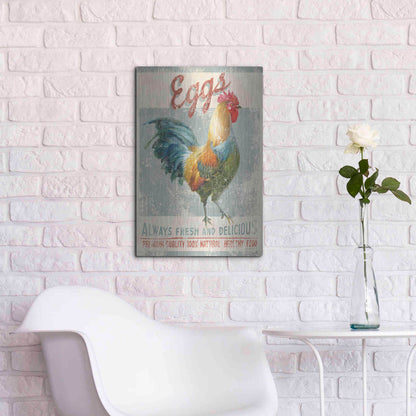 Luxe Metal Art 'Farm Nostalgia VI' by Danhui Nai, Metal Wall Art,16x24