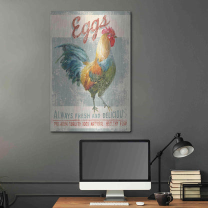 Luxe Metal Art 'Farm Nostalgia VI' by Danhui Nai, Metal Wall Art,24x36