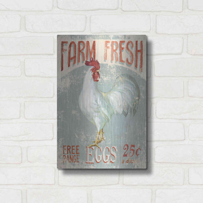 Luxe Metal Art 'Farm Nostalgia III' by Danhui Nai, Metal Wall Art,12x16