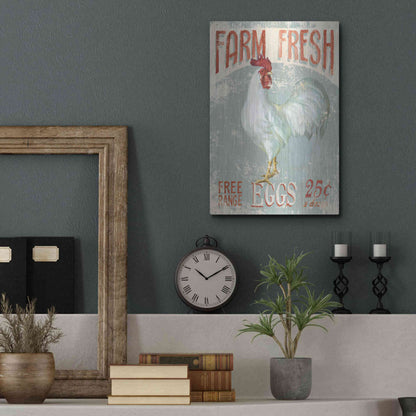 Luxe Metal Art 'Farm Nostalgia III' by Danhui Nai, Metal Wall Art,12x16