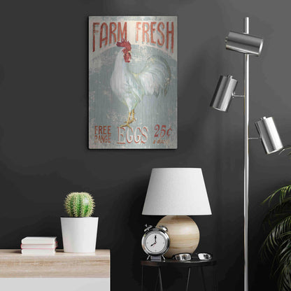 Luxe Metal Art 'Farm Nostalgia III' by Danhui Nai, Metal Wall Art,16x24
